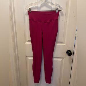 🍋 LIKE NEW Lululemon Base Pace High-Rise Fleece Tight 28" - Wild Berry - Sz 8